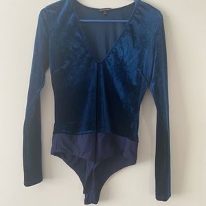 Velvet bodysuit